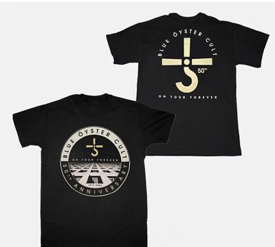 Blue Öyster Cult On Tour Forever 2 Side Black All Size Shirt