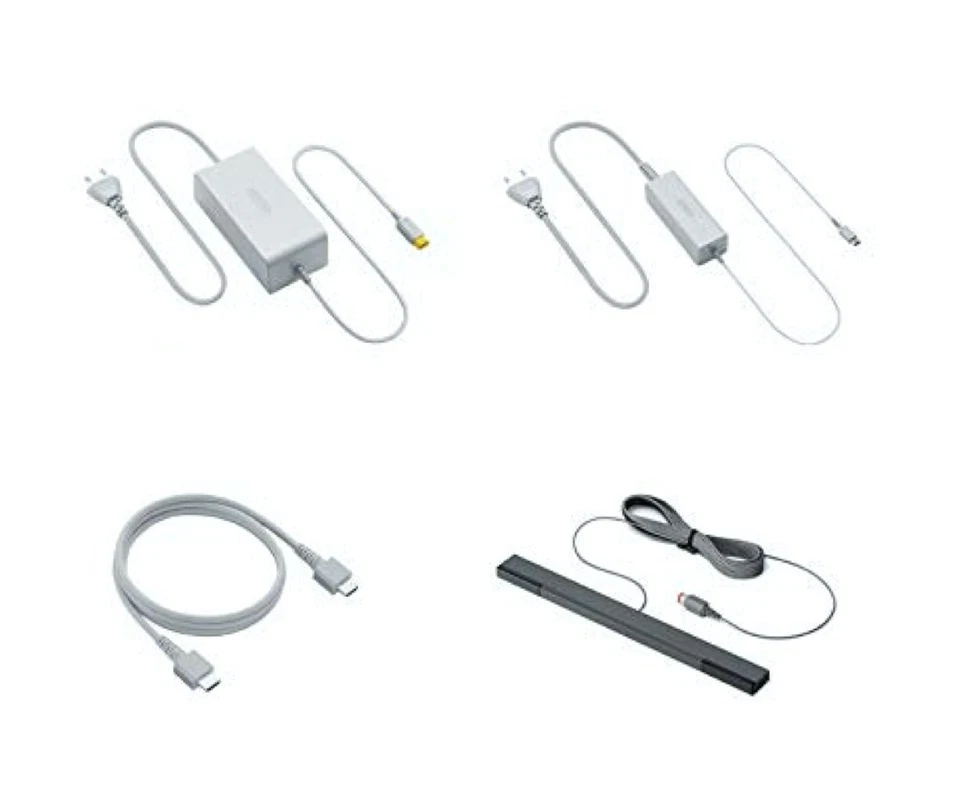 Nintendo Wii U Console (Black/White) + Choice of Games, GamePad, Power & Cables - Image 2 of 4