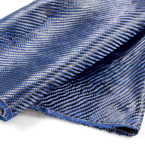 Blue A+ 3K 200gsm Real Carbon Fiber Cloth High-Quality Carbon Fabric twill 12" - Picture 10 of 12