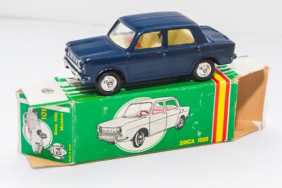 Miniature Joal Simca 1000 – Échelle 1/43 – Bleu – Occasion – France