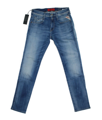 Replay Herren Jeans Hyperflex Anbass - M914 - Blue - Top Denim Hose - W27 L32