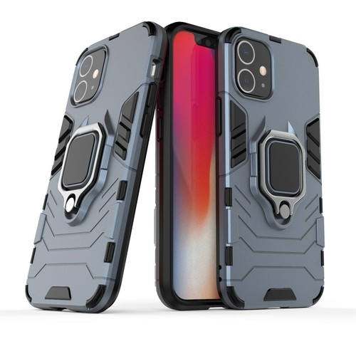 For iPhone 13 Pro Max 12 Shockproof Hybrid PC TPU Ring Stand Armor Case Cover - Picture 15 of 30