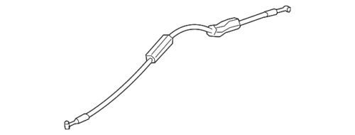 Cable de manija interior trasera para Honda (N/P 72631-TR0-A01)