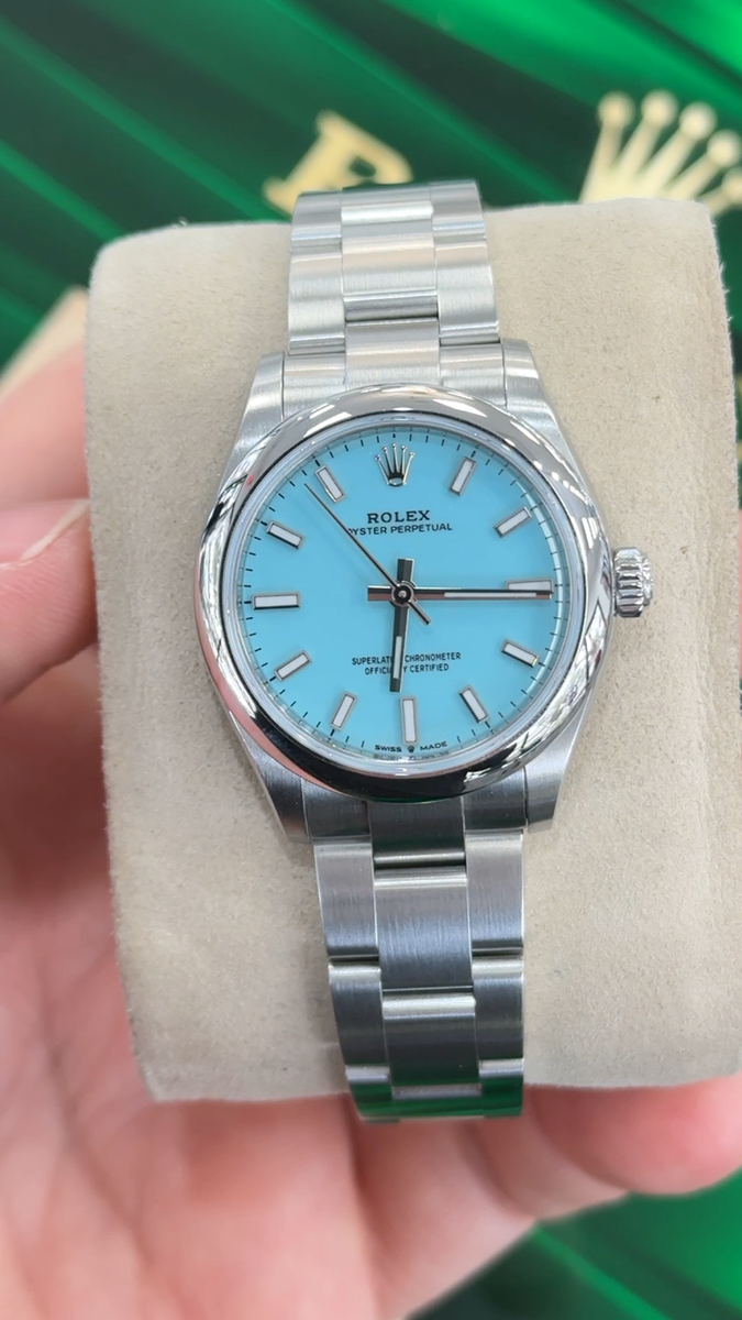 Rolex Oyster Perpetual 31 277200 Factory Turquoise Blue “Tiffany
