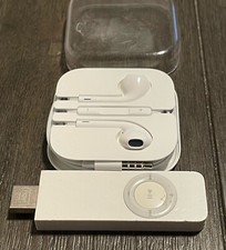 1st Gen IPod Shuffle Apple A1112 512mb White Compact USB With New Headphones