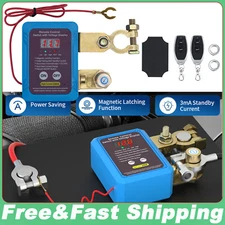 Kill Switch for Car 12V 240A Remote Battery Disconnect Switch with Led Voltmeter