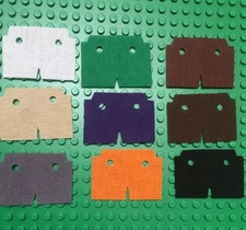 pick 1 Color custom made to fit lego minifigs Trench Coat cape Black brown Green