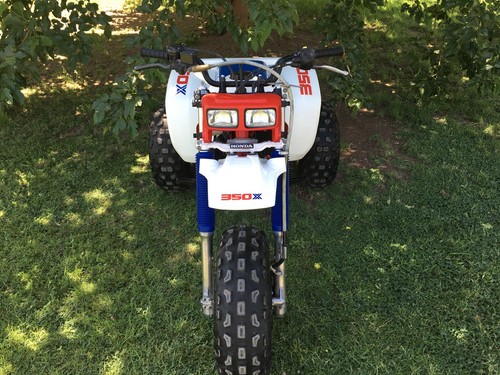 1986 Honda ATC350X 86 ATC 350X 3 Wheeler - front fender decal sticker 1985 85 - Picture 2 of 2