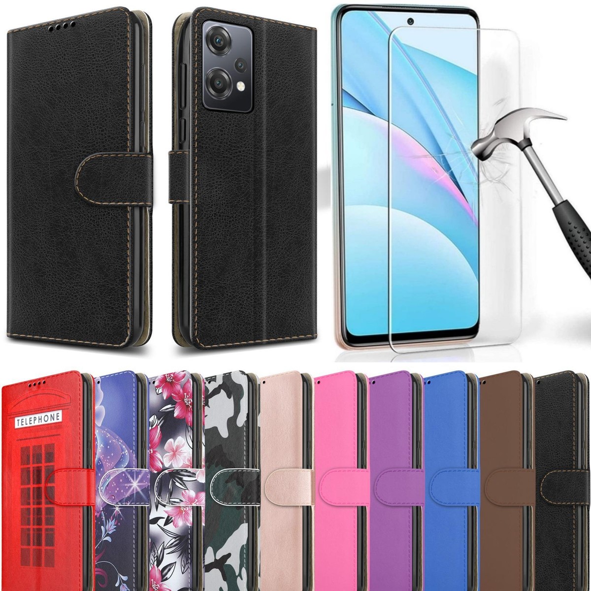 Cover Per OnePlus 11 5G: Custodia Portafoglio In PU Pelle Rossa, Ultrasottile E Leggera, Con Slot Per Carte - 3