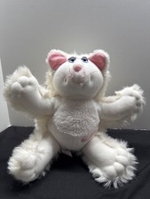 Vintage Purr-Tenders Plush Kitty Cat Fisher Price 1987 Missing Voice Box White,