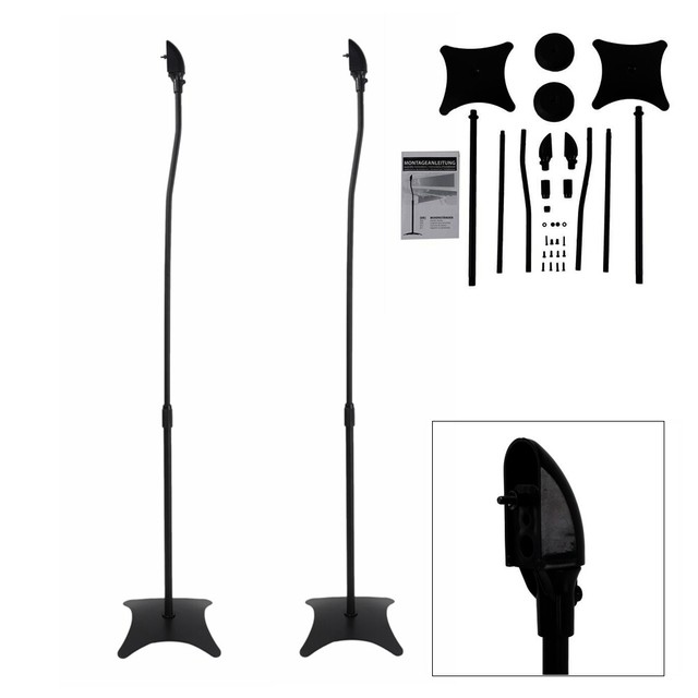 monoprice satellite speaker floor stand