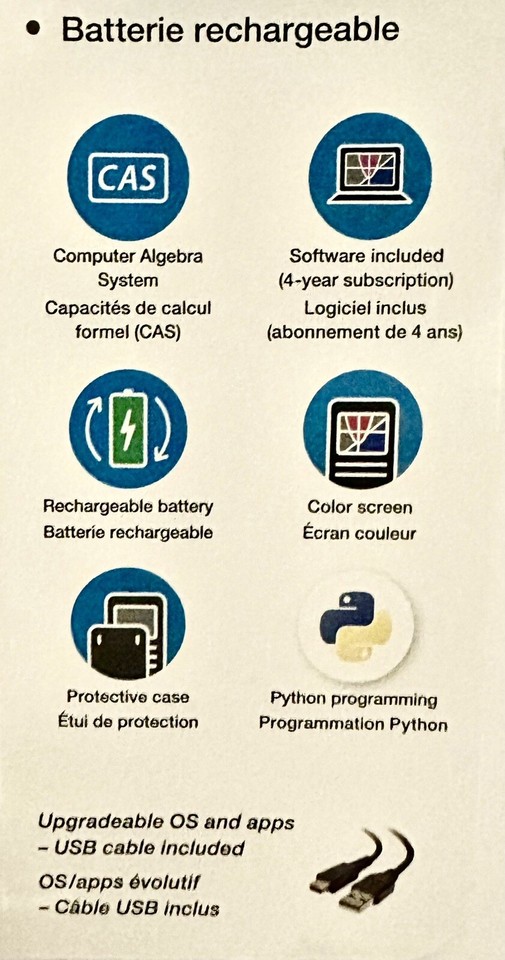 Texas Instruments TI Nspire CX II CAS Graphing Calculator with Student
