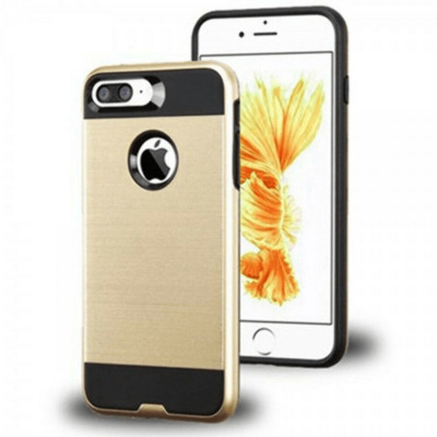 Shockproof Hybrid Hard Protective Slim Case Cover for iPhone 7 PLUS, 8 PLUS GOLD