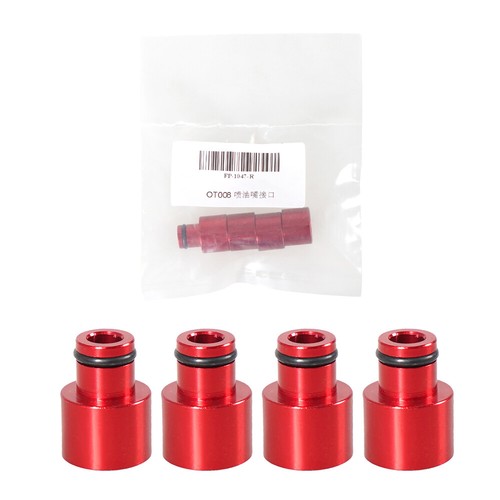 4pcs Racing Fuel Injector Top Hats Adapters RDX Injectors for B16 B18 D16Y D16Z - Picture 18 of 20