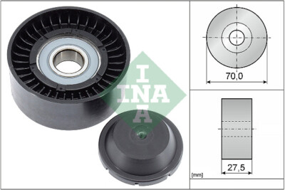 532 0610 10 INA Idler/Guide Pulley, V-ribbed Belt for Lexus, Toyota