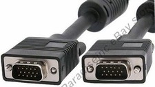 Lot10 25ft long SVGA/VGA Male-M Monitor/LCD/HDTV/Projector Cable/Cord 4xShield