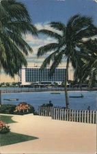 The Caribe Hilton,San Juan,Puerto Rico,PR Tichnor 1963 Matias Photo Shop Vintage