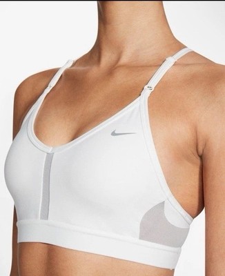 Nike Dri-FIT Indy Sports Bra White new with tag