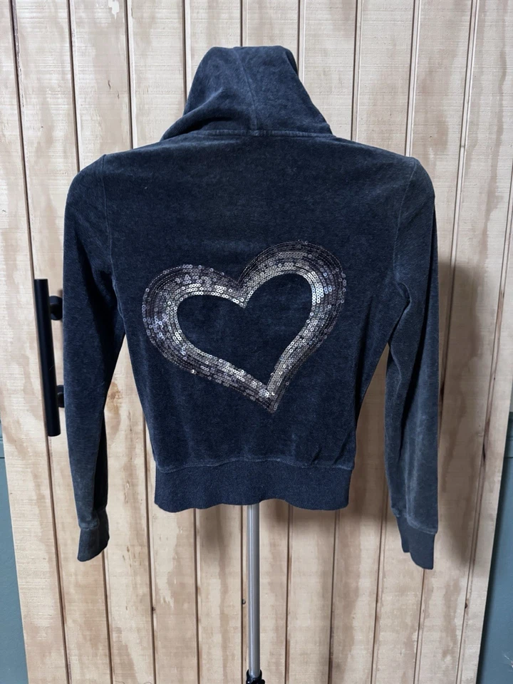 Bebe2b темно серый бархат свитер комплект размер XS - Изображение 3 из 4