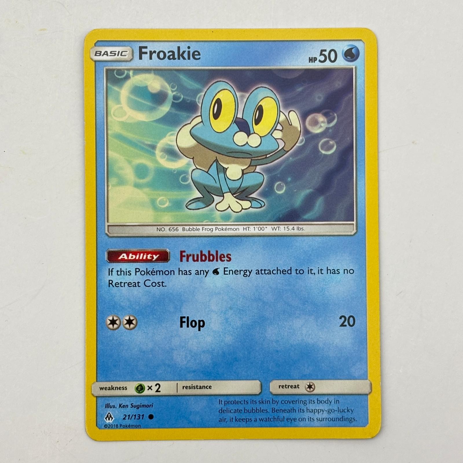 Froakie 21/131 Common Forbidden Light Pokemon Lightly Played