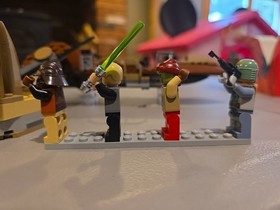 Lego Star Wars Desert Skiff 9496 All Minifigs. Mostly Complete