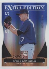 2011 Donruss Elite Extra Edition Blue Status Die-Cut /100 Casey Lawrence sh7