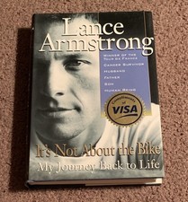 SIGNED It’s Not About The Bike by Lance Armstrong Autographed Hardcover RARE