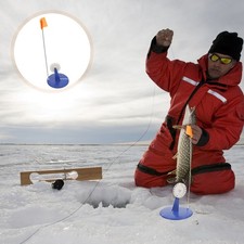 Ice Fishing Gadgets Supplies Winter Portable Floating Flag Supply