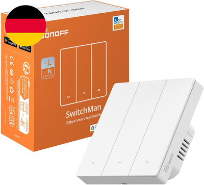 SONOFF Zigbee Smart Light Switch, Erfordert SONOFF Zigbee Hub, Smart Switch, Ohn