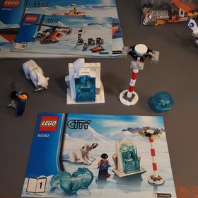 Lego 2014 Arctic Icebreaker 60062 1 2 4 5 6 With Manuals