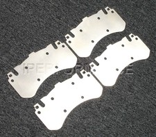 Titanium Brake Pad Shim Heat Shield Set for Lamborghini Aventador; Cer Disc Fr