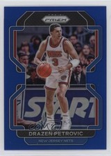 2021-22 Panini Prizm Blue Prizm 128/199 Drazen Petrovic #292 HOF 0n8h