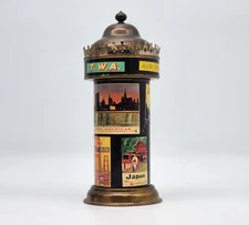 Rare Art Deco Kiosk Cigarette Dispenser Music Box Tobacciana Japan