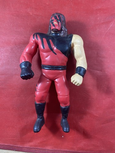 Kane WWF Bend-Ems 1998 Just Toys WWE Wrestling Fig...