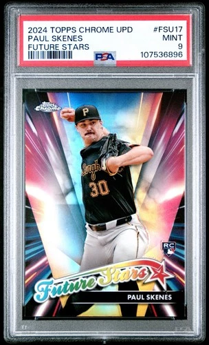 2024 Topps Chrome Paul Skenes RC PSA 9 Mint Update #FSU17 Future Stars Pirates