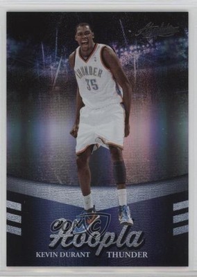2009-10 Panini Absolute Memorabilia Hoopla Spectrum 81/100 Kevin Durant #4 oh5
