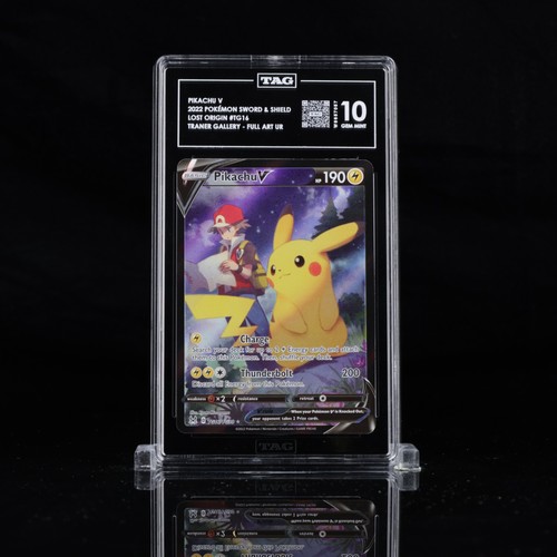 Pikachu V graded TAG 10 for sale on eBay