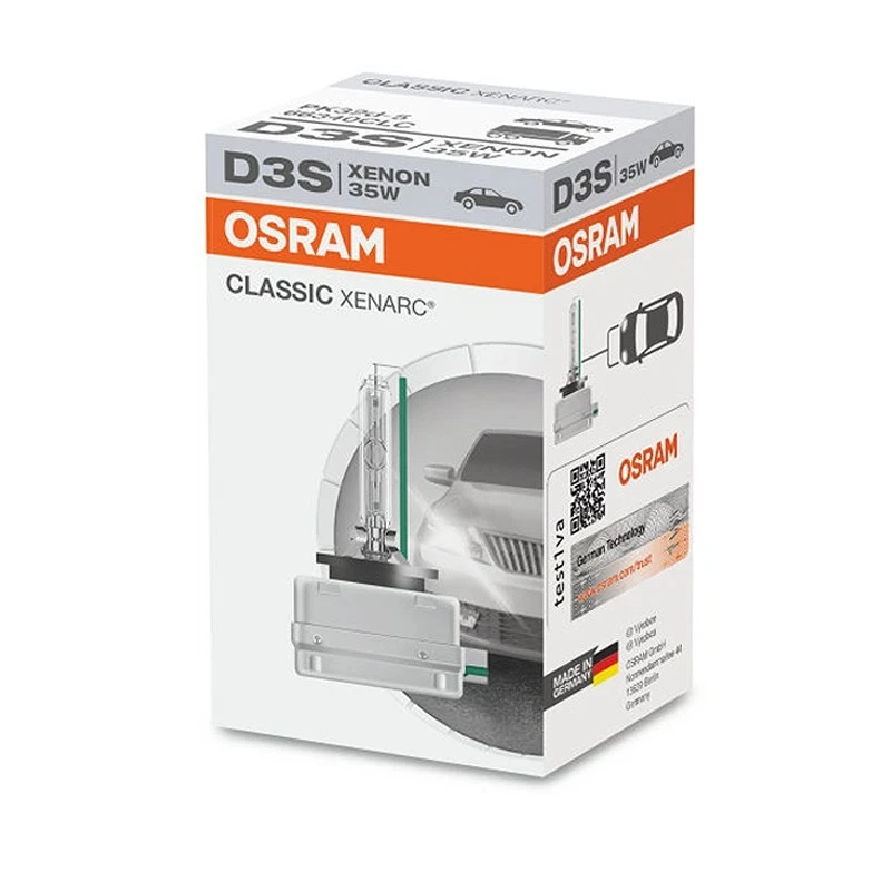 OSRAM XENON XENARC® D3S SCHEINWERFER CLASSIC LAMPE BRENNER 66340CLC - Bild 4 von 4