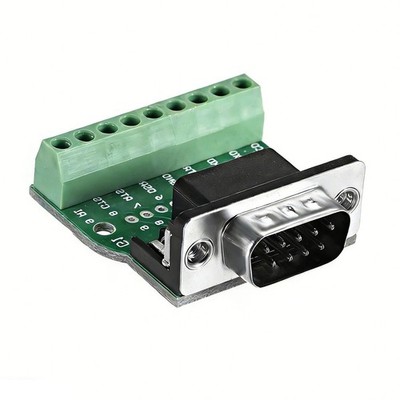 D-sub DB9 Breakout Board Connector 9 Pin 2 Row Female RS232 Serial Port