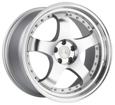 Aodhan AH03 5x100 / 5x114.3 17x9+25 Silver w/Machined Face Set of 4