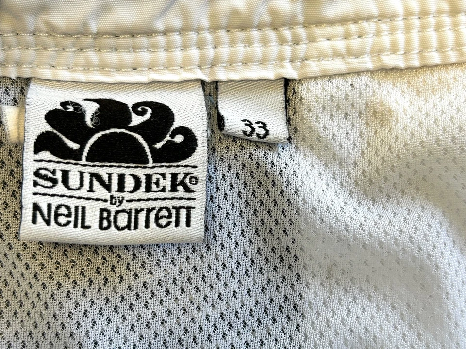 Sundek Neil Barrett Negro Blanco Edición Limitada Bañador Board Shorts 33 Foto 4 de 4