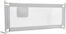Bed Rail for Toddlers, 77  Extra Long, Height Adjustable Baby Bed Rail Guard wit