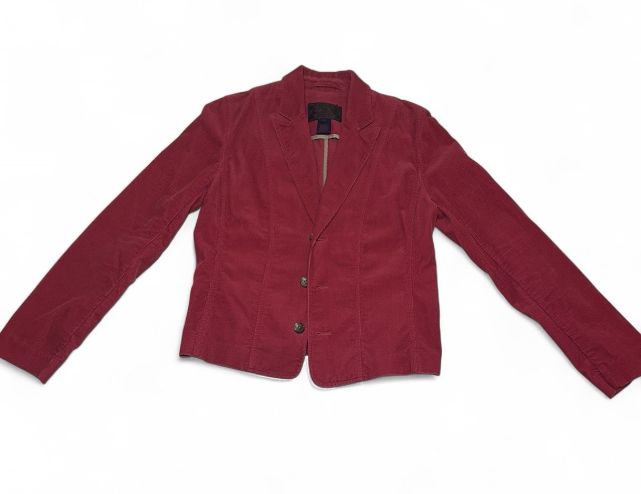 Ralph Lauren “Ralph” Y2K Pink Corduroy Blazer – Preppy Indie Chic – Size M