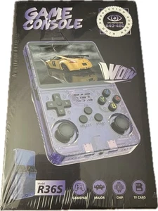 NEW R36S Console de jeu portable rétro 64GB Pourpre scellée à l'usine IPS RK3326