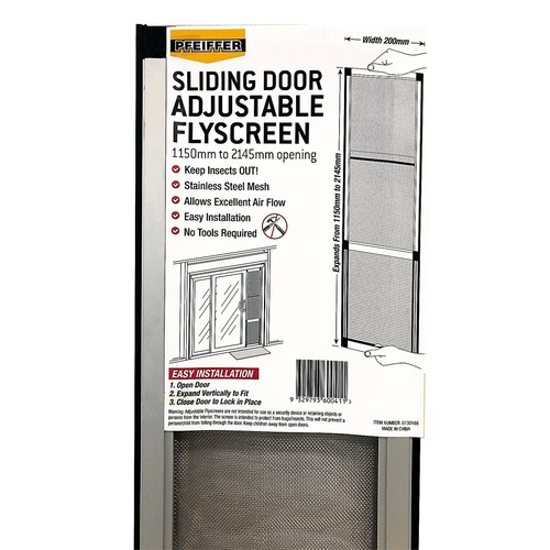 pfeiffer 200mm aluminium adjustable flyscreen door - Picture 1 of 1