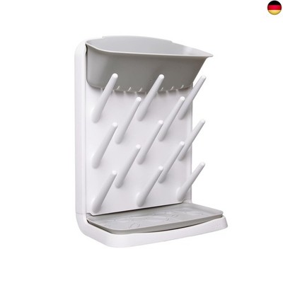 Ubbi Vertical Baby Bottle Drying Rack, Space Saving Countertop Drying Rack Baby