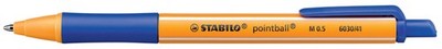 STABILO Druckkugelschreiber pointball blau