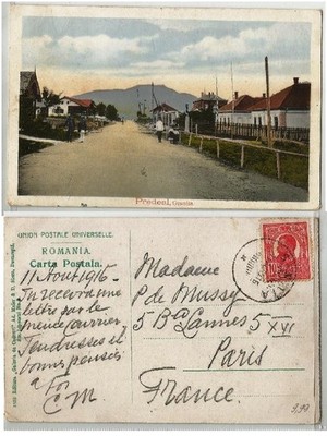 Romania, Predeal, Granita, circ., 1916