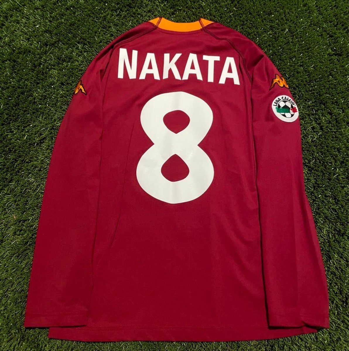 Nakata - AS Roma 2000 2001 Official Long Sleeve Jersey Shirt Kit