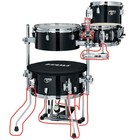 TAMA drum set Cocktail-JAM mini black 4-Piece Shell Pack with bag missing parts